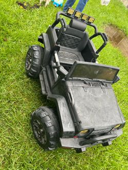 Kids jeep drivable car