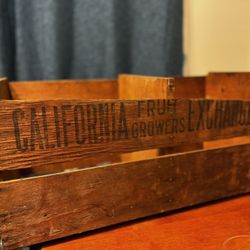Antique Wooden Fruit Crate