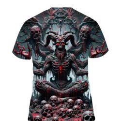 3d Print Skulls T-shirt
