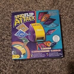 UNO Flip Attack Card Game for Kids, Adults & Family Nights, Combines UNO Flip...