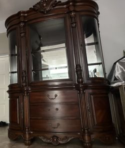 Dark Cherry Cabinet 