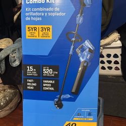 Cobalt string, trimmer, and leaf blower combo kit