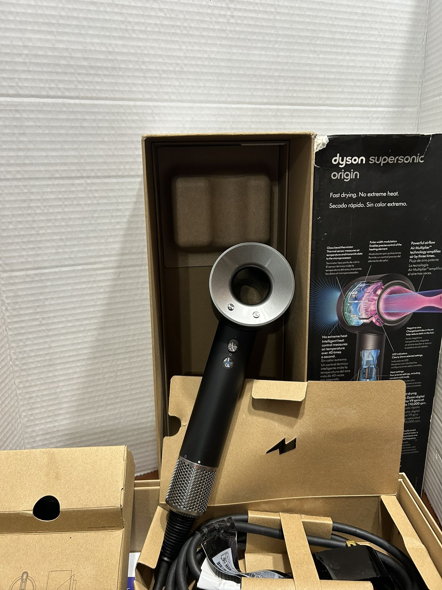 Dyson Supersonic Hair Dryer Origin in Original Box (HD07) (Fast Hair Drying V9), MSRP: $299.99