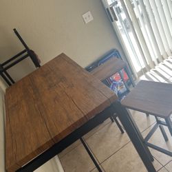 Rectangular Kitchen Table with 4 Chairs