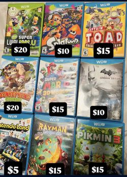 Nintendo Wii U Games 