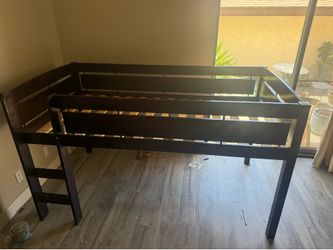 Wood twin bed frame