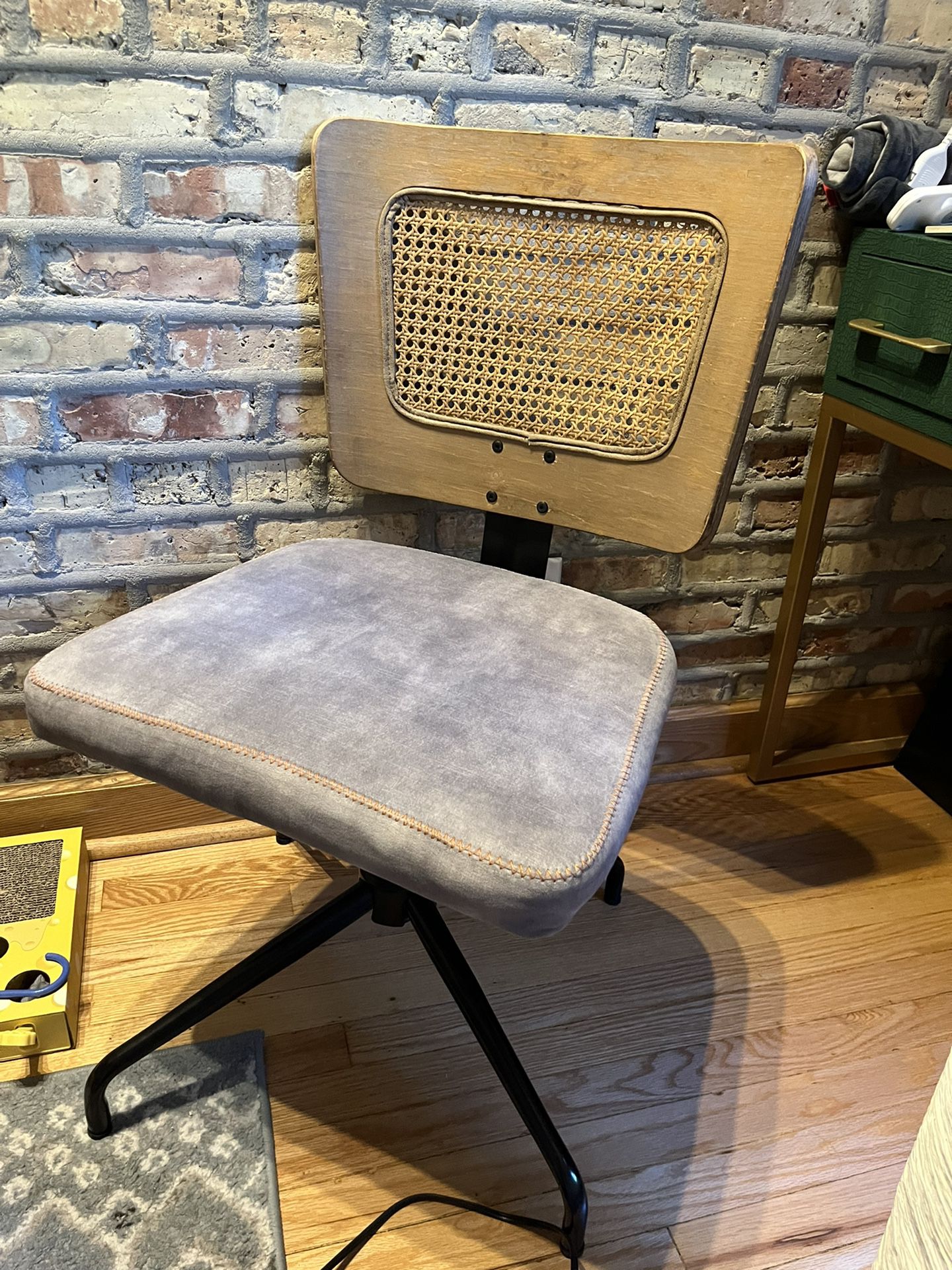 Desk Chair (Brown and Gray) 