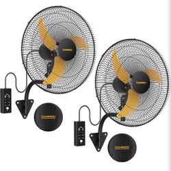 2 Pc Wall mount Fans 