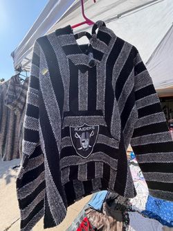 Raiders Baja Hoodie Poncho