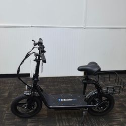 350W Electric Scooter With Seat (BK)