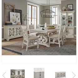 Farm dining Set Expanded  Juego De Comedor Moderno Que Se Extiende