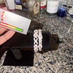 Vs1 D- COLOR INFINITY LINK BRACELETS COMBO DEAL