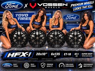 4 20” Vossen HFX-1 20x10 / 6x135 (F-150 | F-150 Raptor