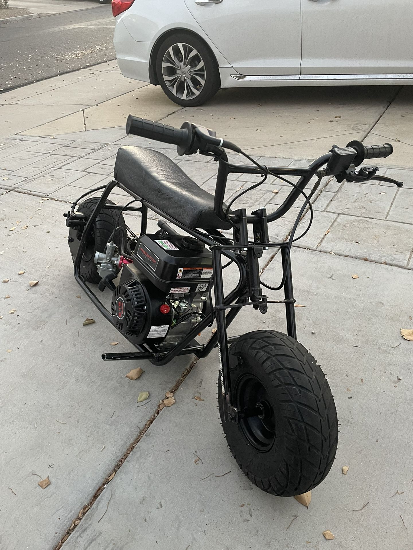 stretched mini bike