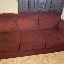 Burgundy Couch