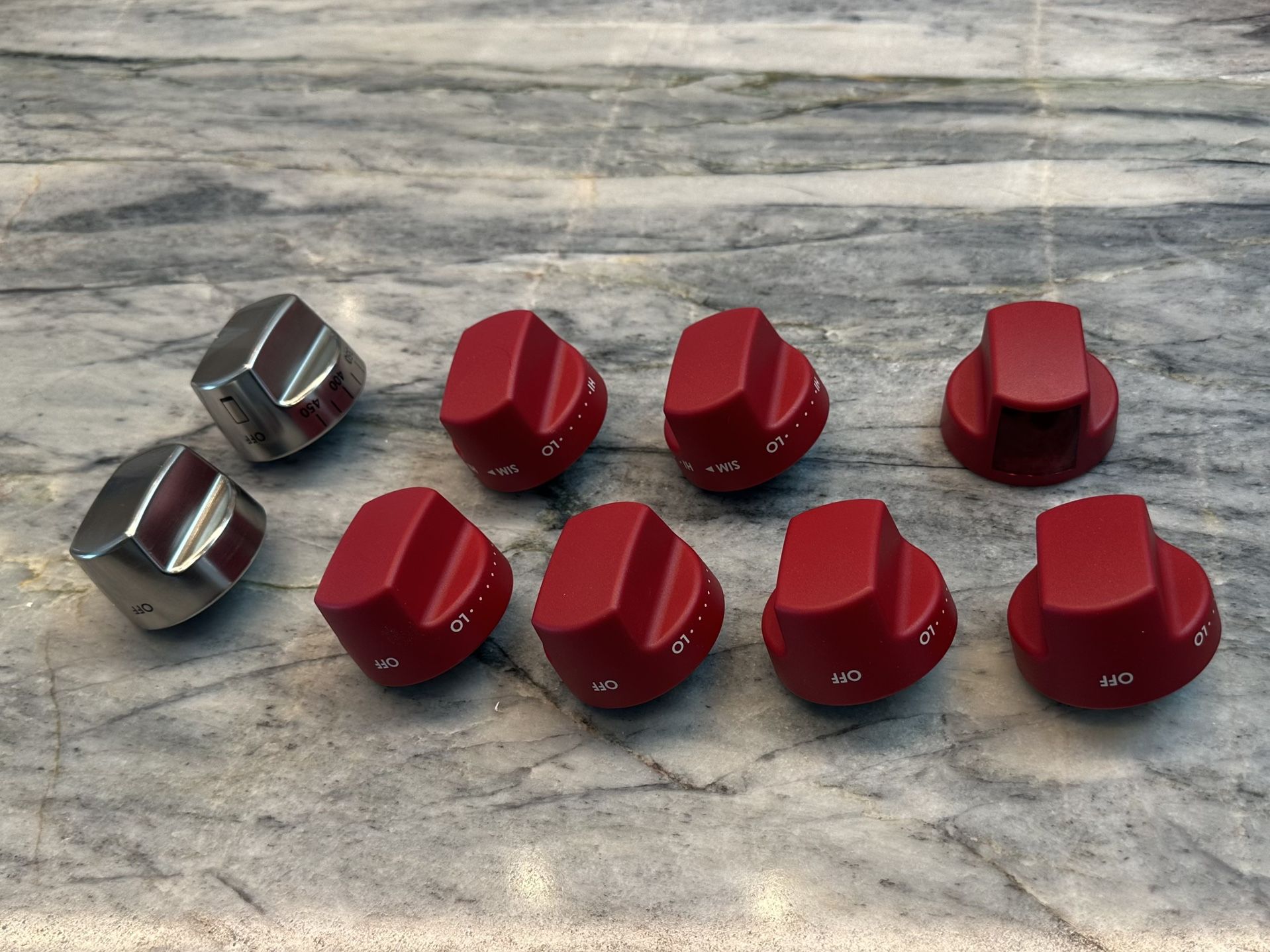 Wolf Range Oven Red Knobs