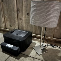 Free Printer + Desk Lamp