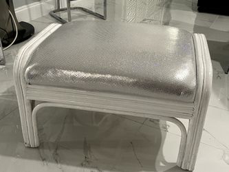 Glam Rattan Bench