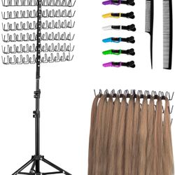 NEW IN BOX Braiding Hair Rack with 144 Pegs, Height Adjustable Hair Braiding Rack, Hair Divider Rack with Stylist Hair Braiding Tools, Hair Braiding R