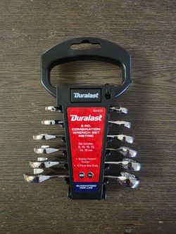 Duralast 6-Piece Metric Combination Wrench Set
