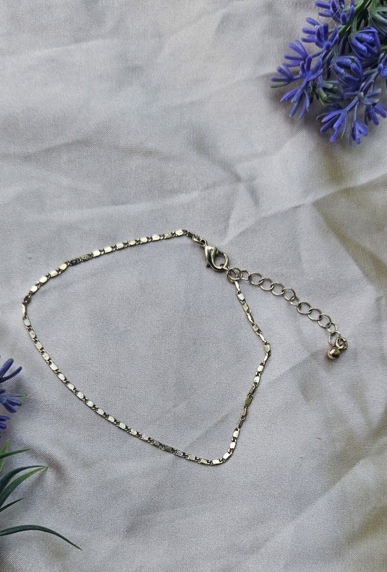 Fancy Oval Link Anklet