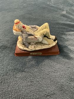 Clown on stand
