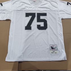 Raiders Jersey Howie Long Throwback And 2024 Jersey #75