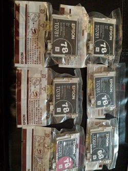 Epson black ink cartridge T0781