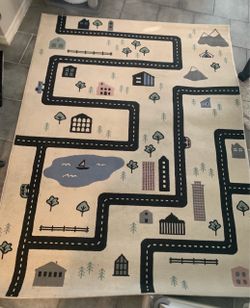 Balta Mod-Tod Urban Adventure Road Map Kids' Rug 5x7