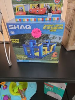 Shaq Blow Up Basketball Court