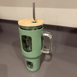 40 Oz Glass Drinking Tumbler 