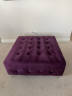 Gorgeous Modern Purple Ottomans