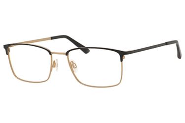 Black And Gold Eyeglasses Frame