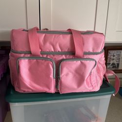 Pink Two Ball Bowling Bag