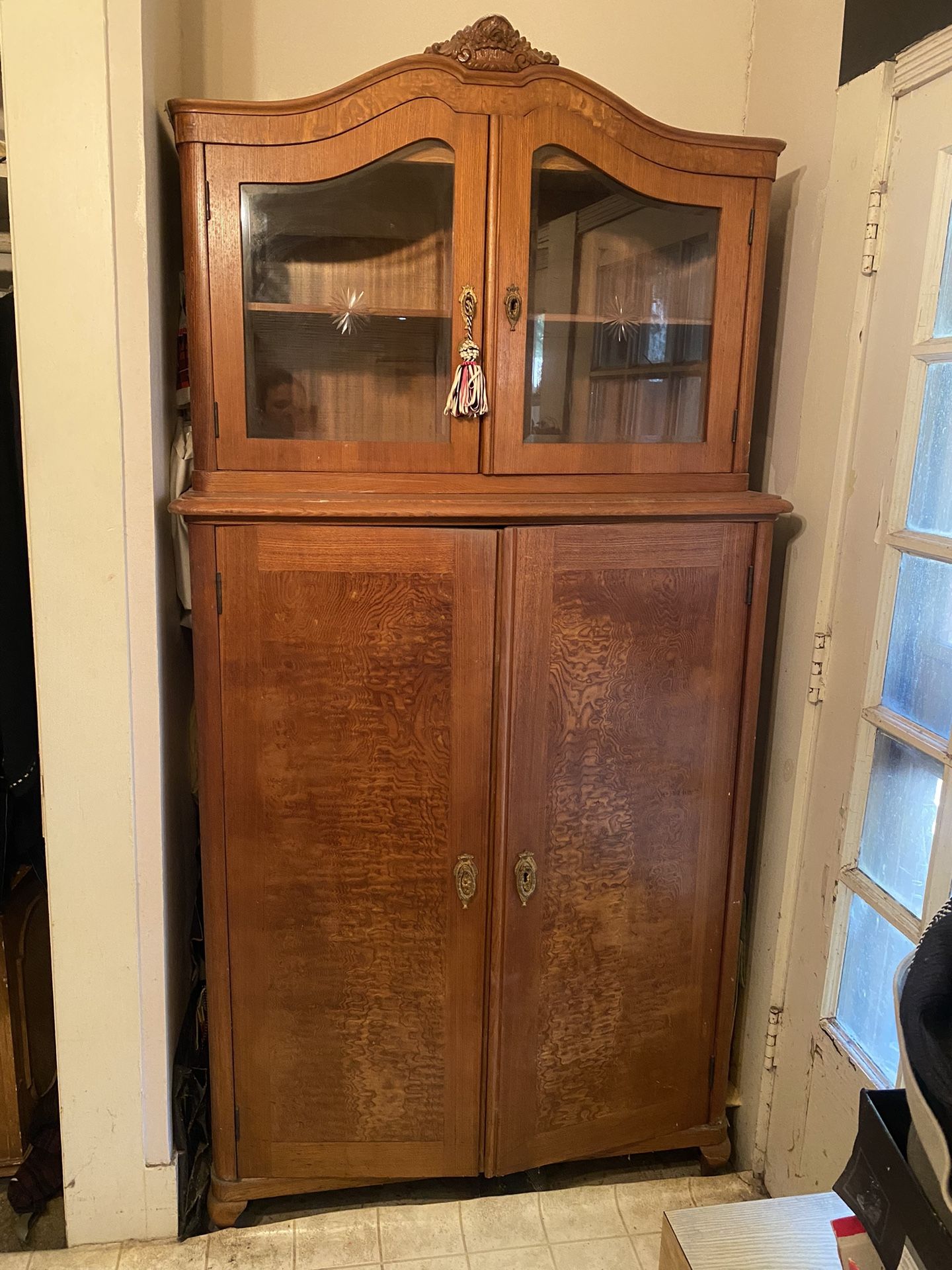 Antique Cabinet Armoire 