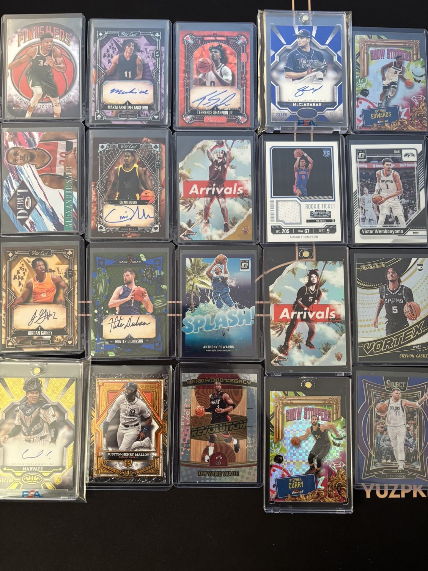 Rookies, Autographs, Numbered, Refractors, Basketball And Baseball Cards