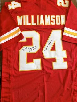 Fred “The Hammer “ Williamson signed KC Chiefs jersey JSA COA