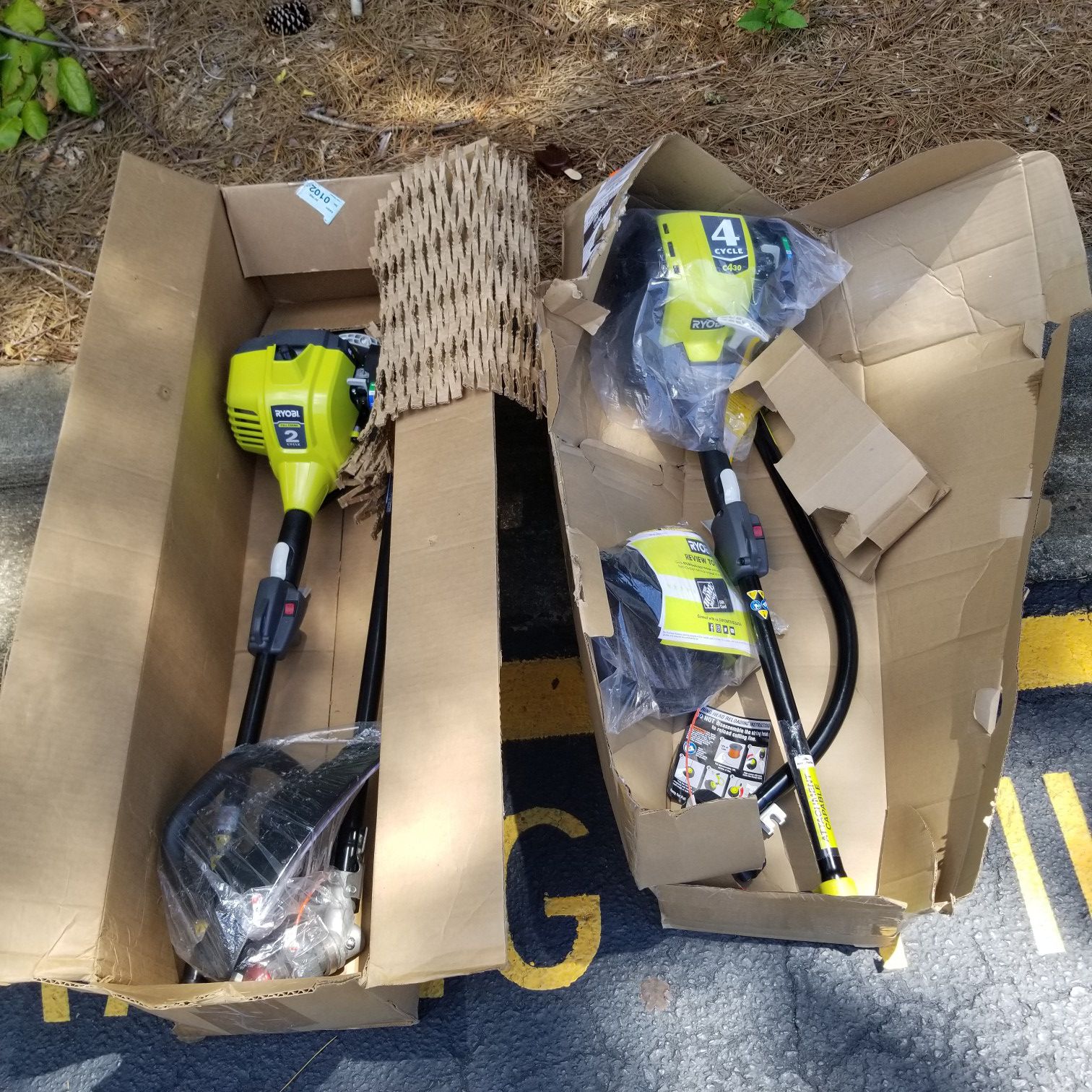 Ryobi Straight Shaft and Curved Shaft Trimmer ( $130 Each)