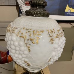 MILK GLASS LAMP