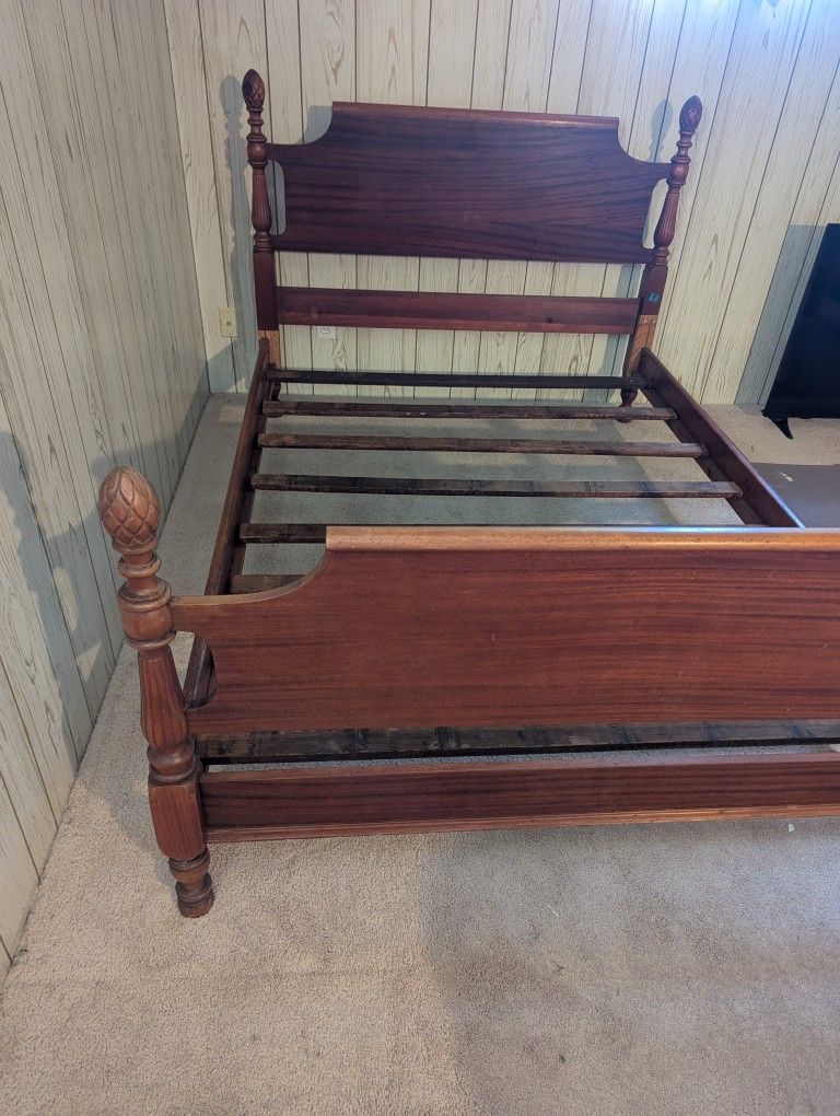 Antique Mahogany Bed Frame