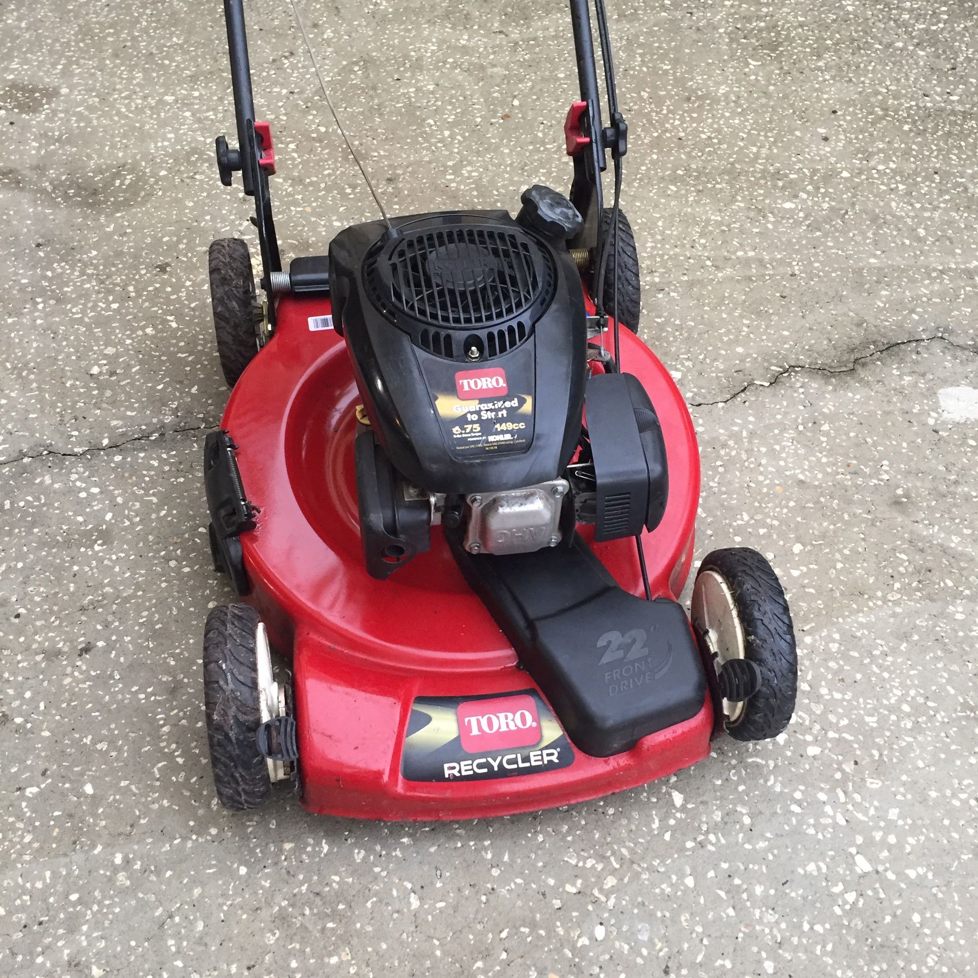 Toro Walk Behind Lawn Mower