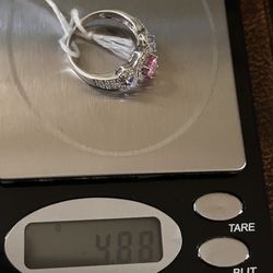 14k White Gold Ring 