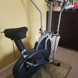 Elliptical Trainer  Exercise With New Seating Pad