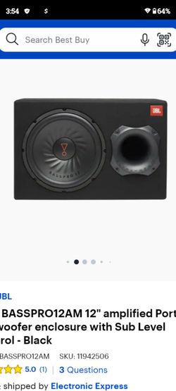 JBL BassPro 12 Car Audio Powered 12" Subwoofer System with Slipstream Port Technology