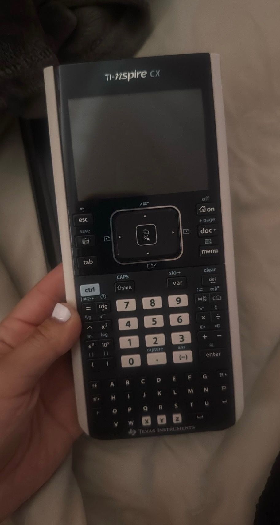 T-nspire calculator with charger