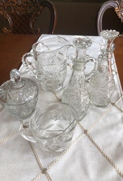 Antique glassware