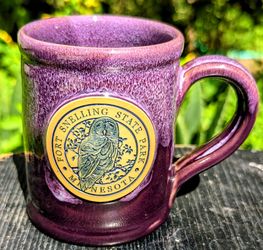 New 2023 FORT SNELLING STATE PARK, MINNESOTA (Deneen Pottery) 15 oz Ceramic Hand Thrown Camper Mug.