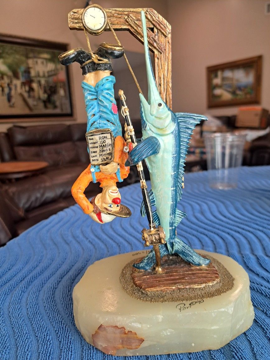 Gold Statue Today's Catch!