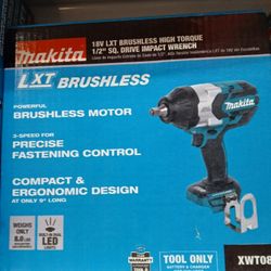 Makita New 1/2" High Torque Impact Wrench-3 Speeds