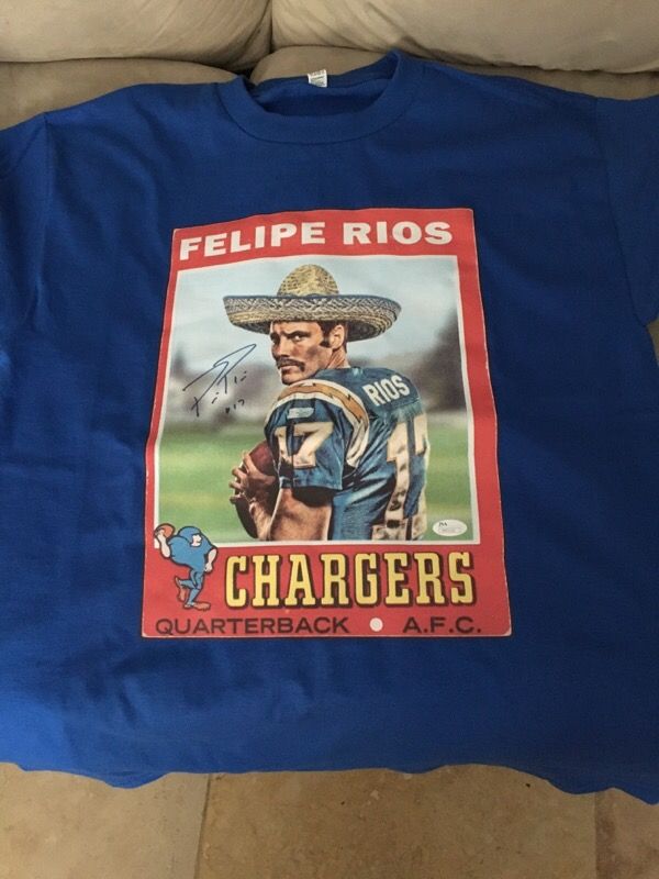 Brand new!!!! Felipe Rios/ Phillip Rivers medium shirts Chargers